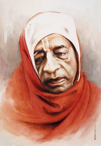 A. C. Bhaktivedanta Swami Prabhupada. 35 x 50 cm