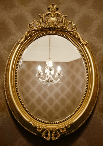 Lustro w ramie złoconej na wymiar – Galeria Sztuki Szypluk Art Białystok